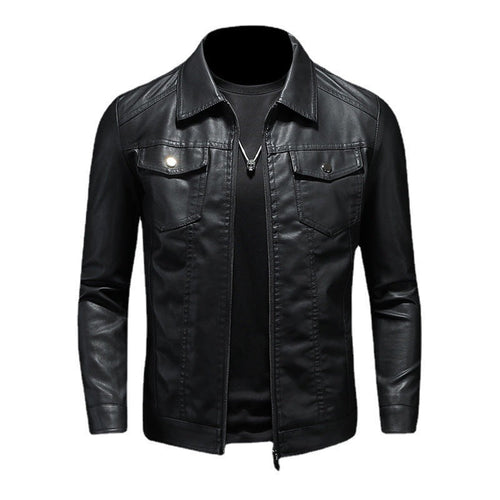 W&W Mode | Herren-Lederjacke im Vintage-Stil