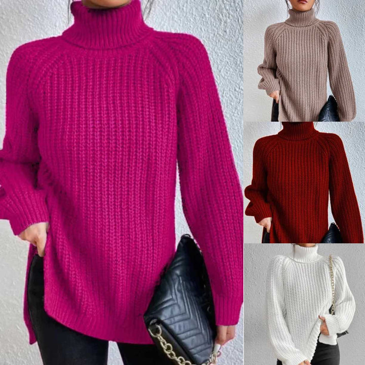 W&W Mode - Gemütlicher Strick-Rollkragenpullover