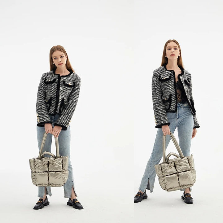 W&W Mode | Puffer Schultertasche