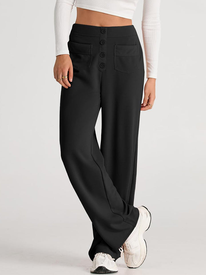 W&W Mode | Taille Weite Hose Mit Taschen Elegant Und Komfortabel