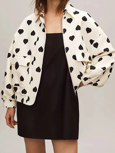 W&W Mode | Jacke mit Herzdruck