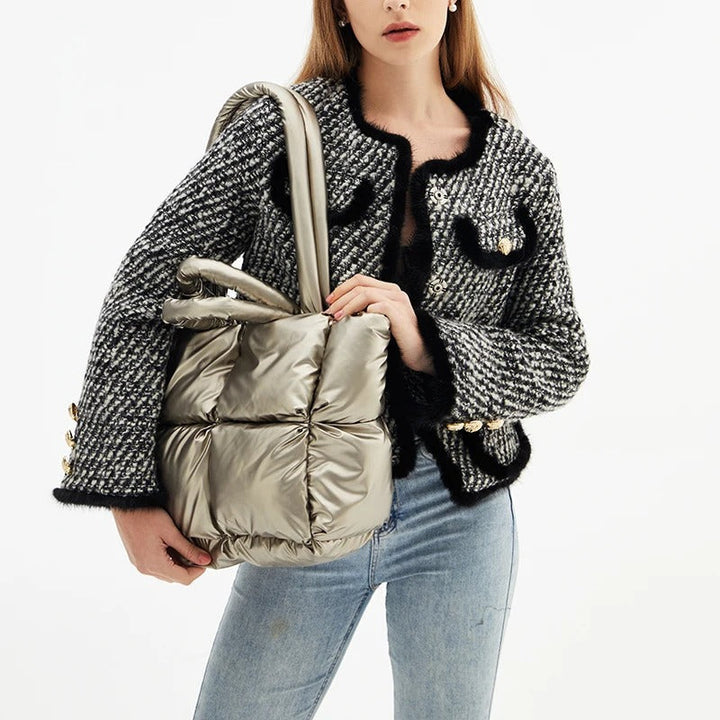 W&W Mode | Puffer Schultertasche