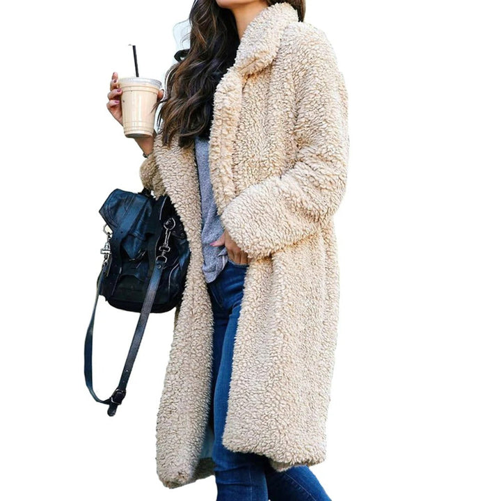 W&W Mode | Elegante Plüsch Winterjacke für Damen