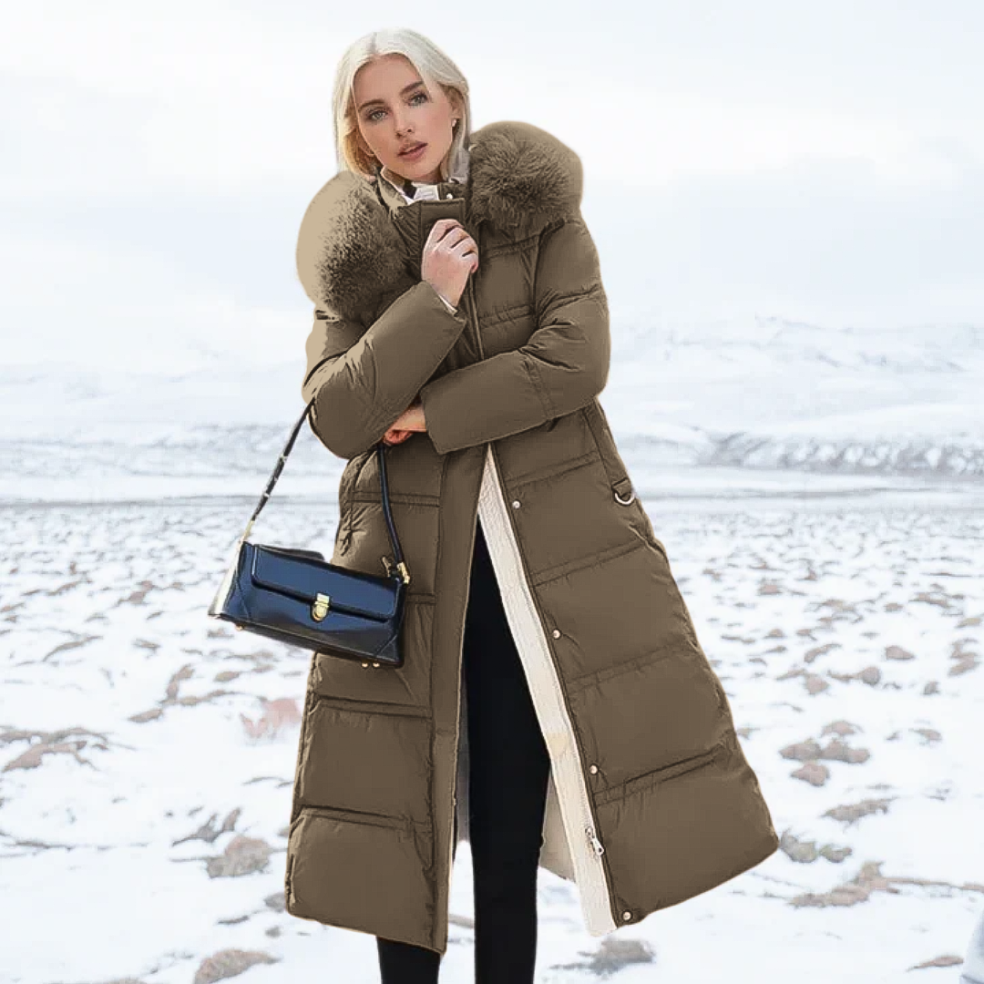 W&W Mode | ELISA Luxus Damen Wintermantel