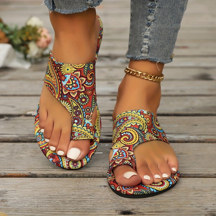 W&W Mode | Florale Flip Flops Für Frauen