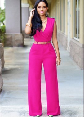 W&W Mode Damenmoden-Jumpsuit mit Einteiler-Hose