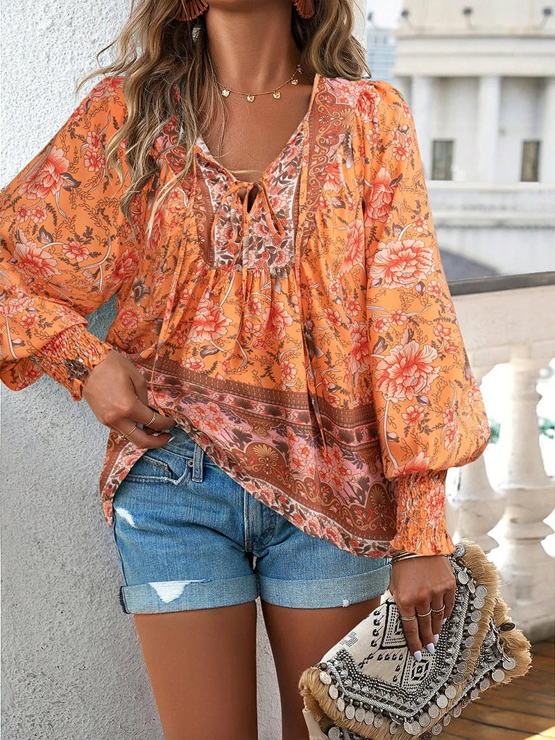 W&W Mode | Elegantes Sommer Blumenoberteil Für Damen
