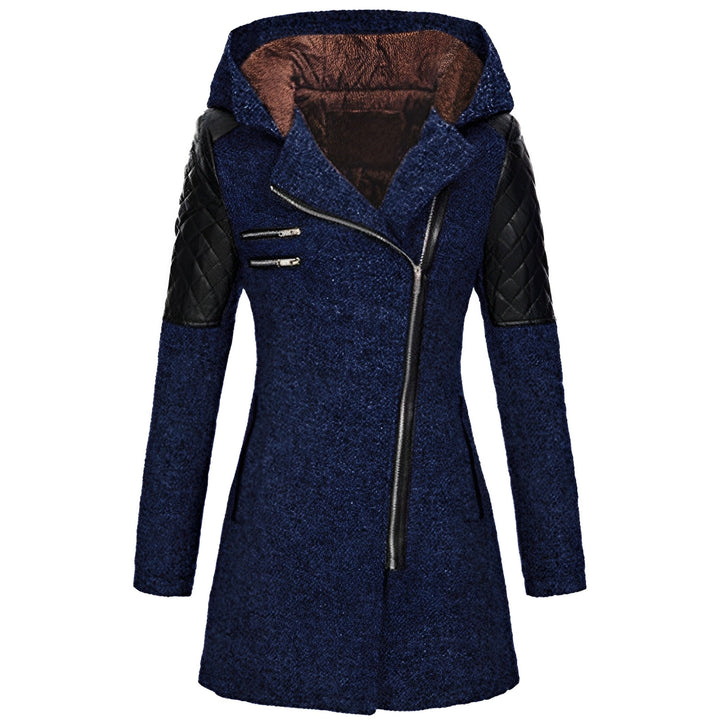W&W Mode | Winterlicher Woll|Trenchcoat Mit Kapuze