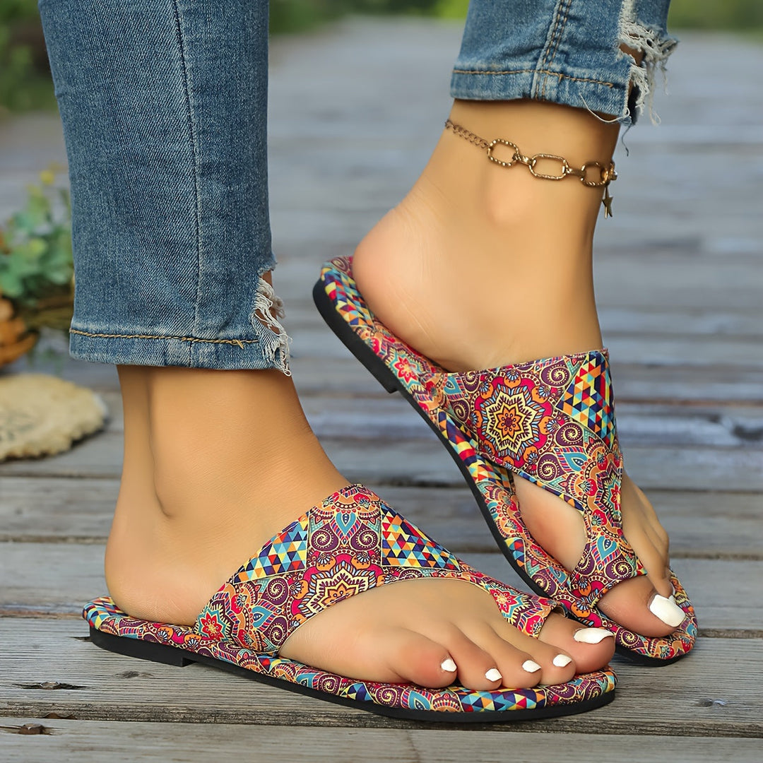 W&W Mode | Florale Flip Flops Für Frauen