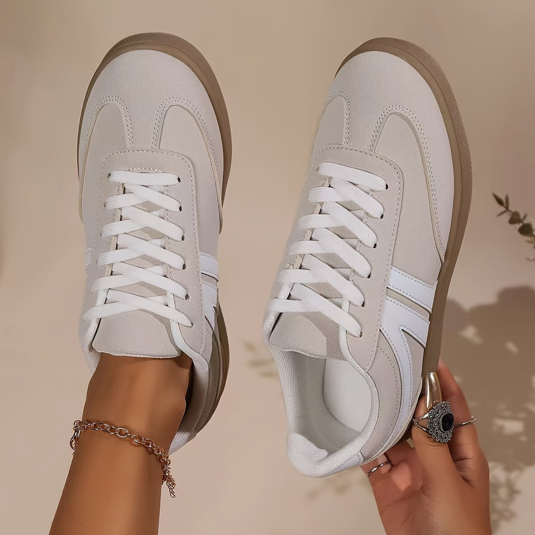 W&W Mode | Bequeme Damensneaker in Einfarbigen Farben