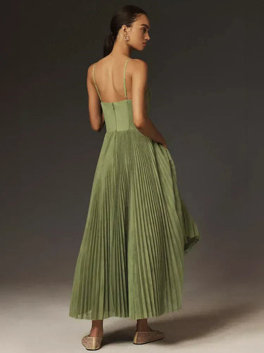 W&W Mode | Leben Midi Kleid plissierter Tüll mit Bustier