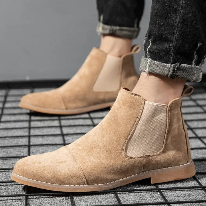 W&W Mode | Wildleder Chelsea Boots Für Herren Stilvoll & Nachhaltig