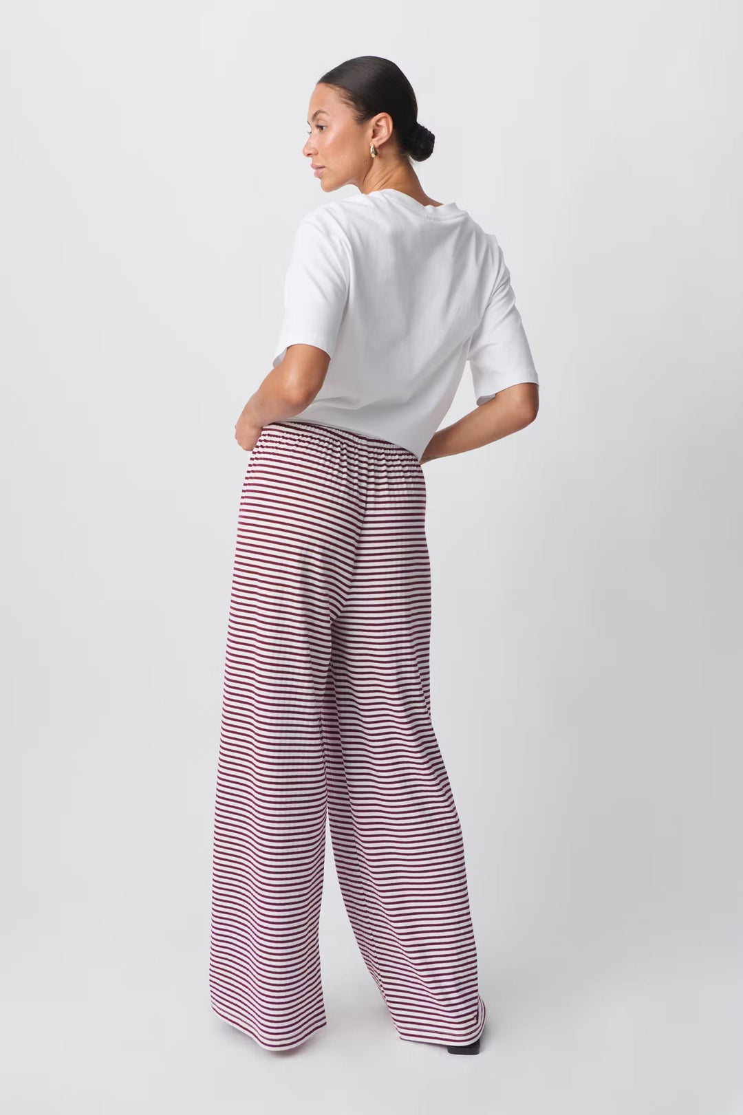 W&W Mode | Gestreifte Loungehose