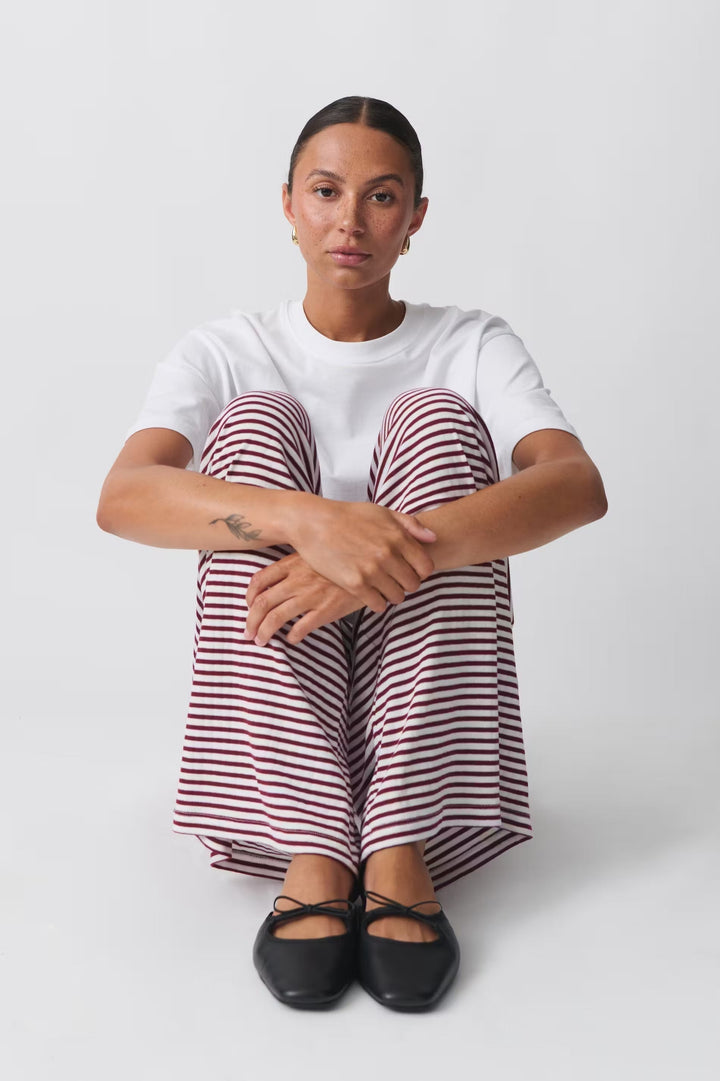 W&W Mode | Gestreifte Loungehose