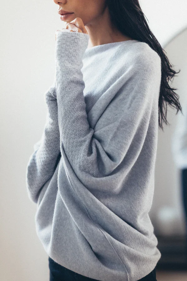 Mariemi™ - Asymmetrisch Drapierter Pullover