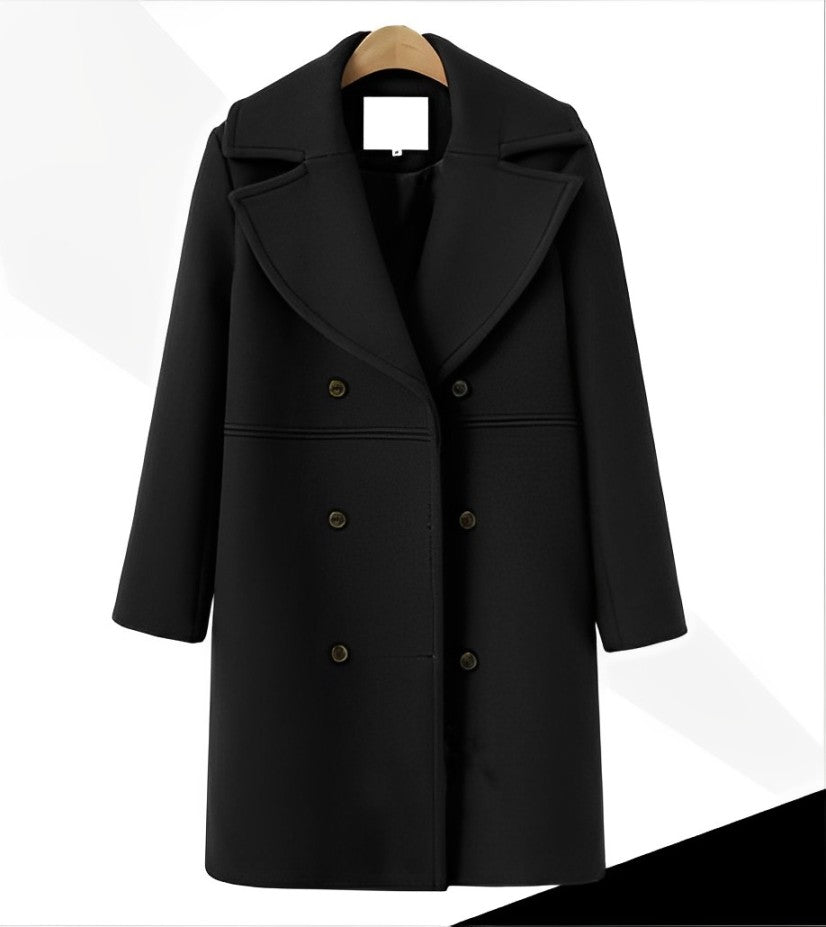 W&W Mode | Warmer Und Langer Woll|Trenchcoat
