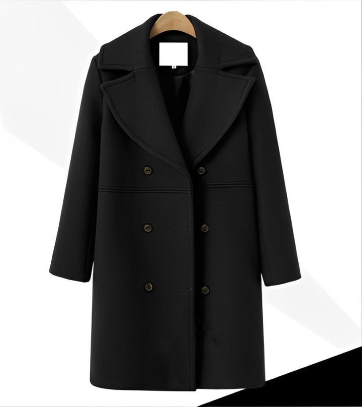 W&W Mode | Warmer Und Langer Woll|Trenchcoat