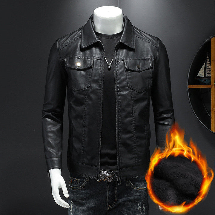 W&W Mode | Herren-Lederjacke im Vintage-Stil