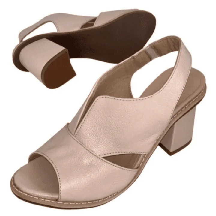 Damen-Sandalen aus echtem Leder für Alltag und Freizeit