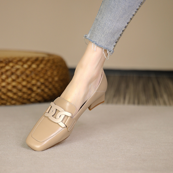 Damen Slipper aus Leder mit orthopädischer Passform