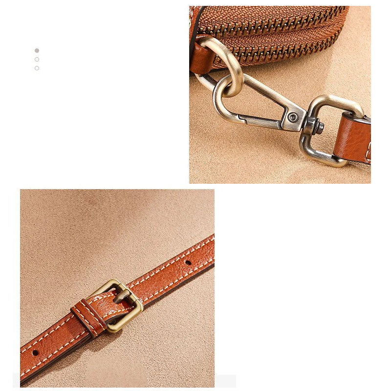 W&W Mode | Elegante Leder Umhängetasche