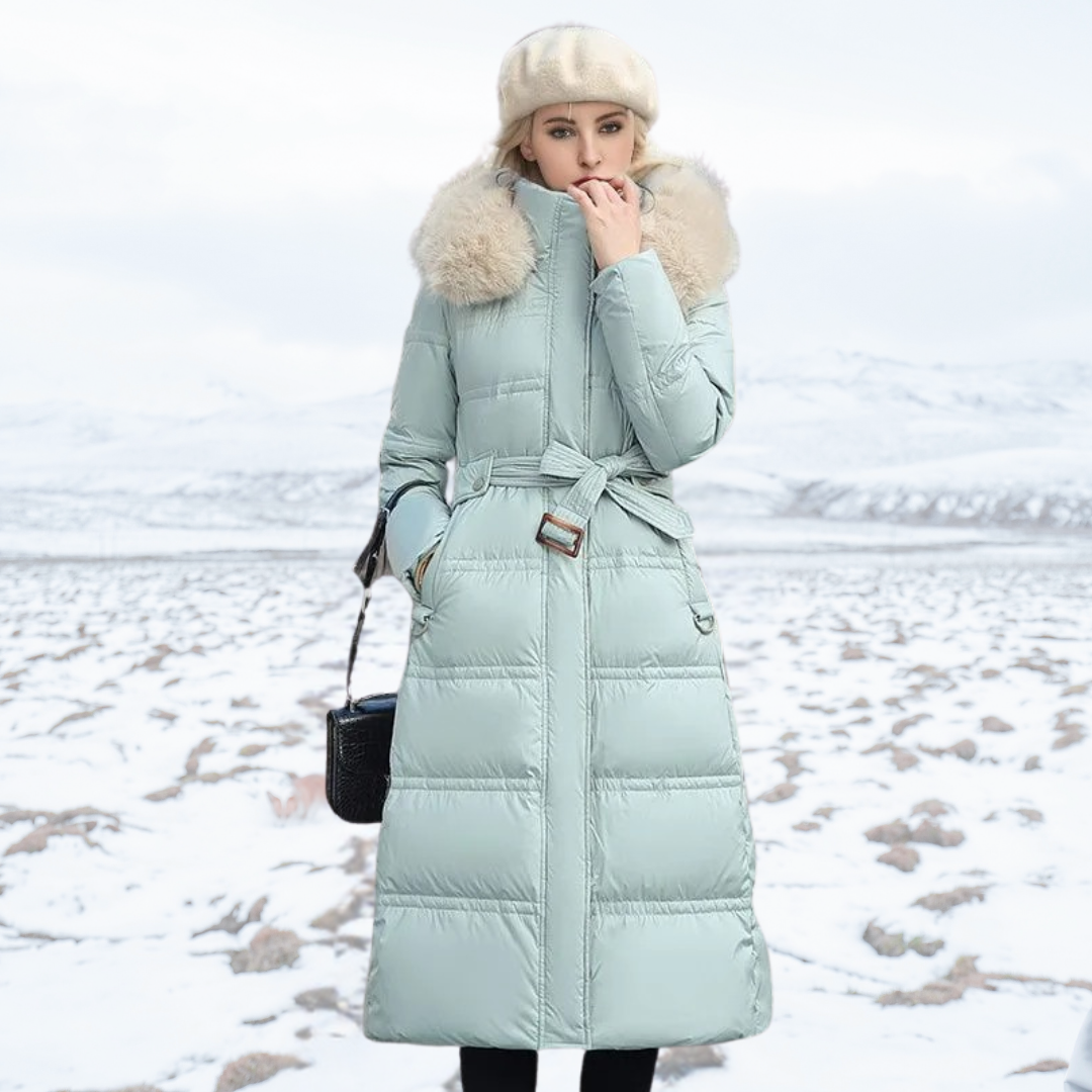 W&W Mode | Luxuriöser Kunstpelz-Wintermantel für Damen
