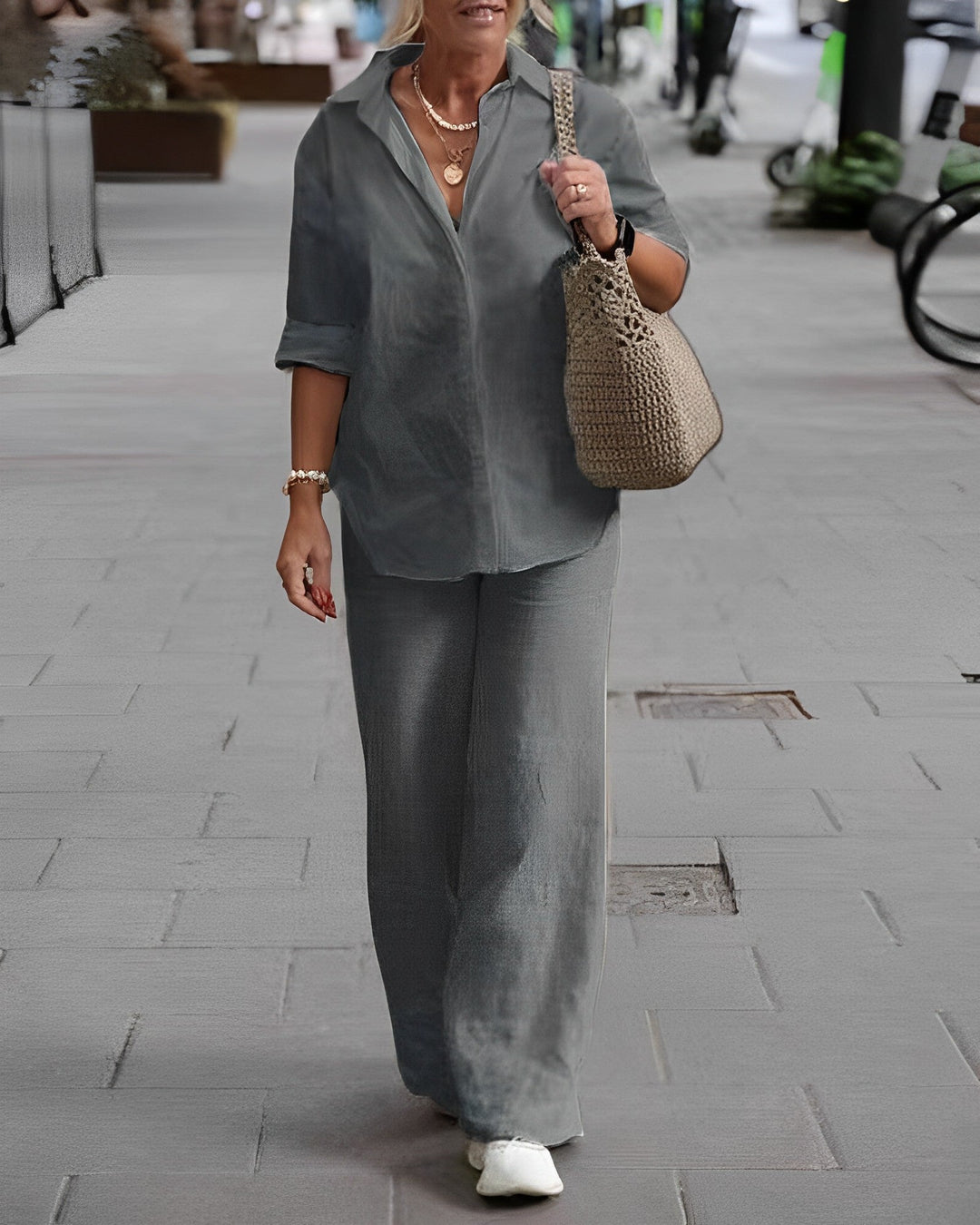 W&W Mode | Entspannte Leinenhose mit Breezy Fit für Damen