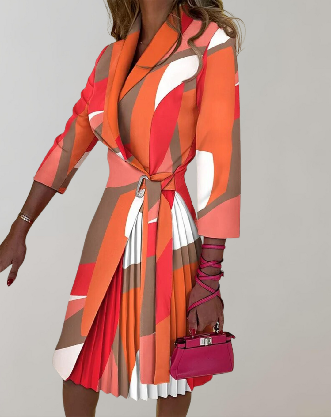 W&W Mode - Frühling Herbst Frauen Kleid