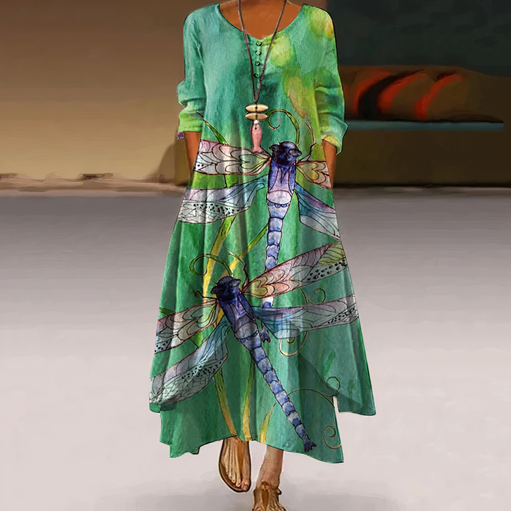 W&W Mode | Elegantes Mode Baumwollkleid