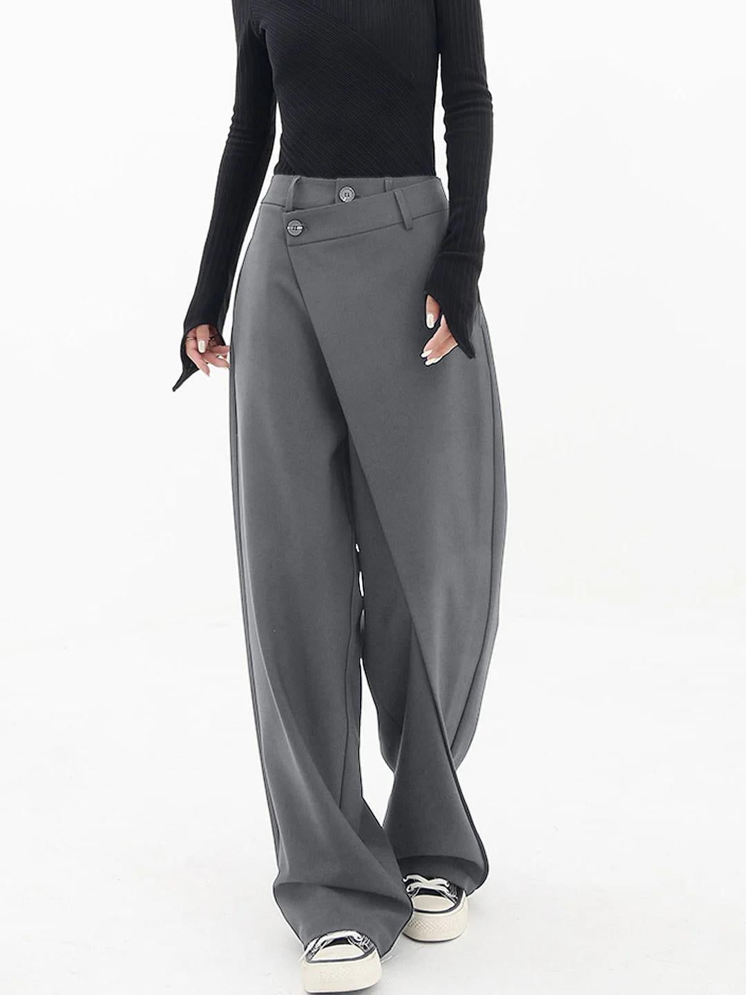 W&W Mode | Asymmetrische Baggy Hose