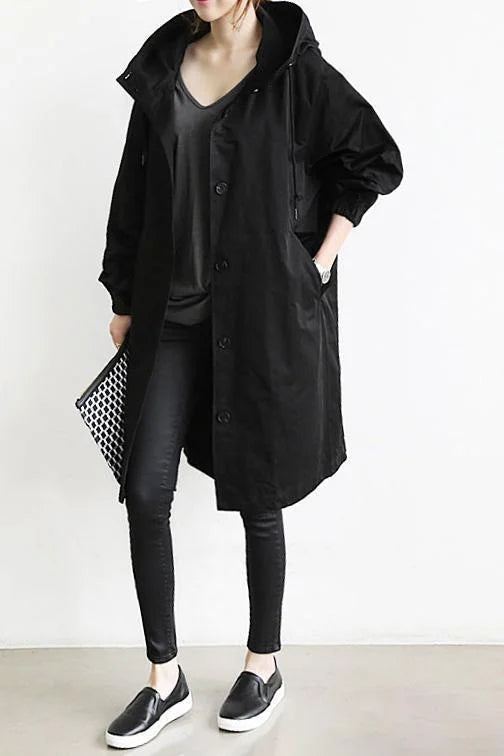 W&W Mode - Windbreaker-Jacke mit Kapuze