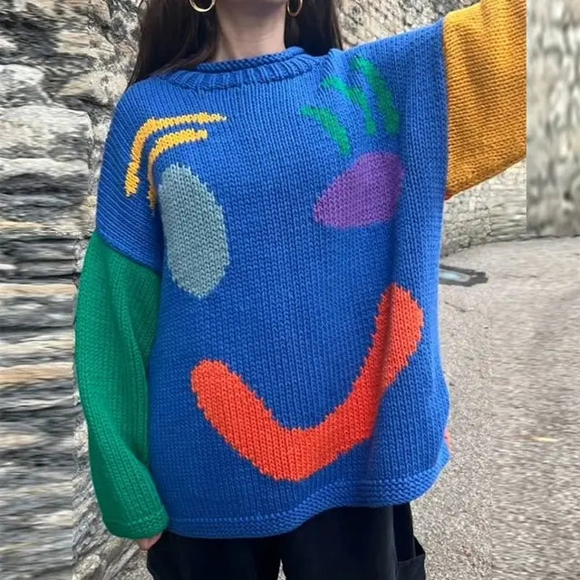 W&W Mode | Gemütlicher Boho Pullover