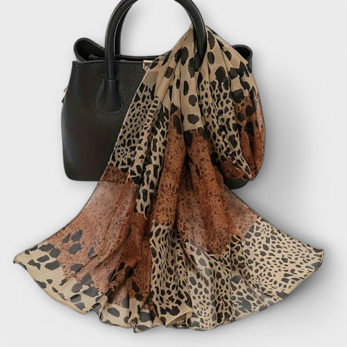 W&W Mode | Leoparden Chiffon Schal