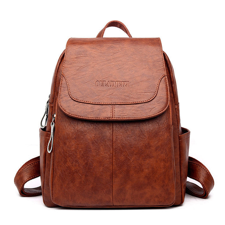 W&W Mode | Weinlese Leder Damen Rucksack