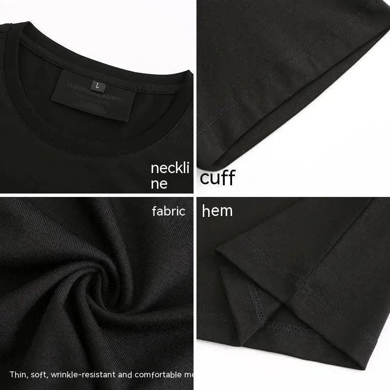Herren-T-Shirt mit Tigerkopf-Motiv und Strassverzierung