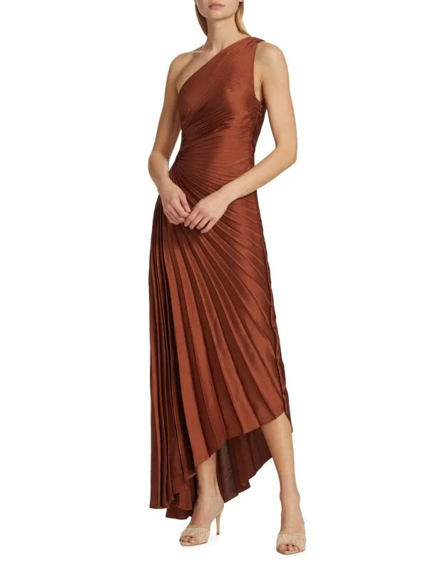 W&W Mode | One Shoulder Maxikleid