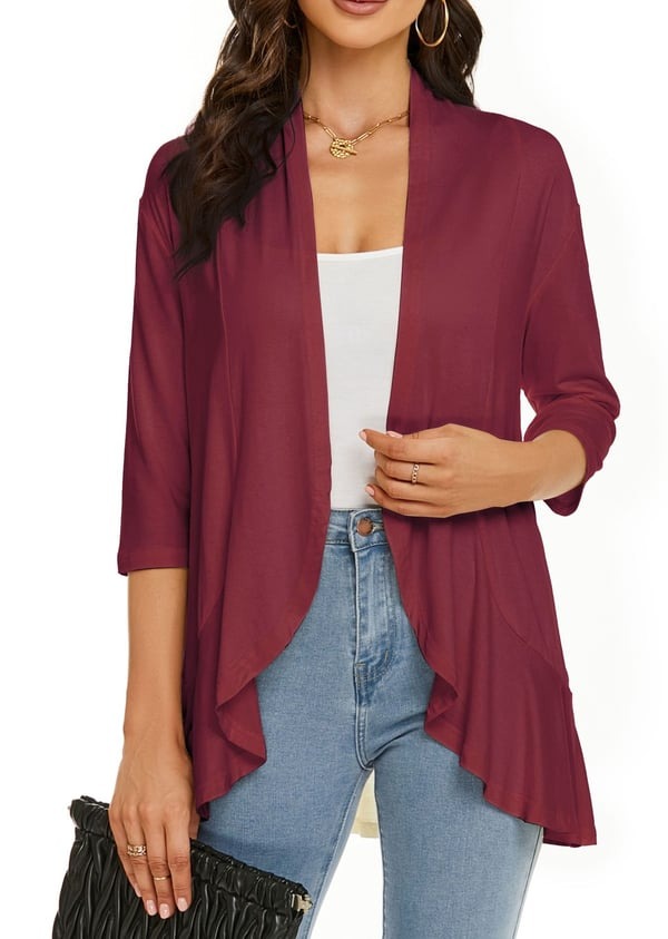W&W Mode | Elegantes Offenes Front Damenjacke