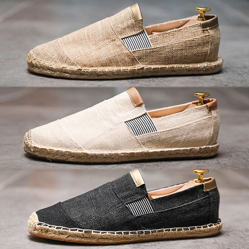 W&W Mode | Stilvolle Leichte Canvas Loafer Für Herren