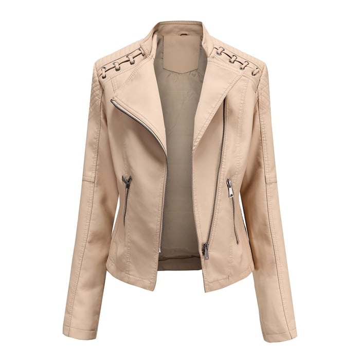 W&W Mode | Gewaschene Lammfell-Lederjacke