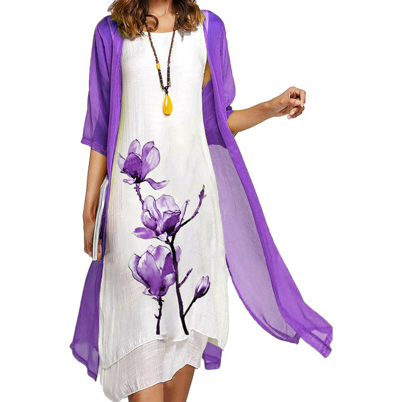 W&W Mode | Stilvolles Anzugskleid Mit Blumenmuster
