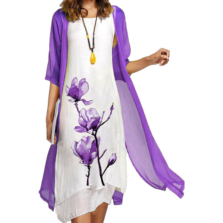 W&W Mode | Stilvolles Anzugskleid Mit Blumenmuster
