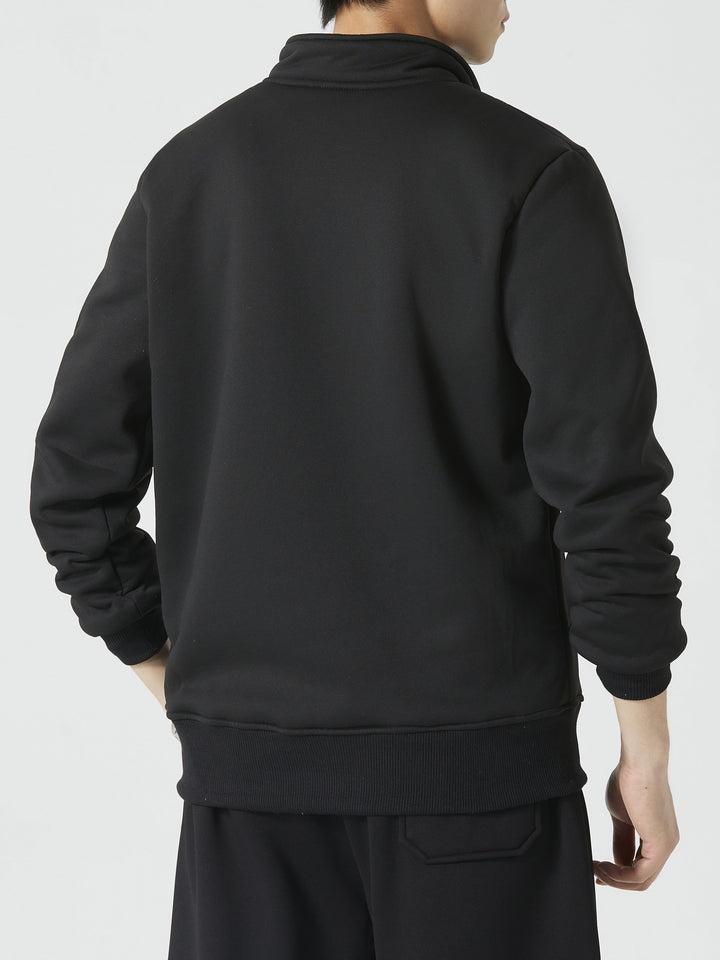 W&W Mode | Herren Pullover mit Stehkragen für Herbst Winter