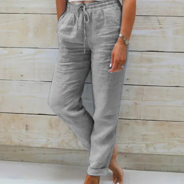 W&W Mode | Leichte Sommerhose Aus Leinen
