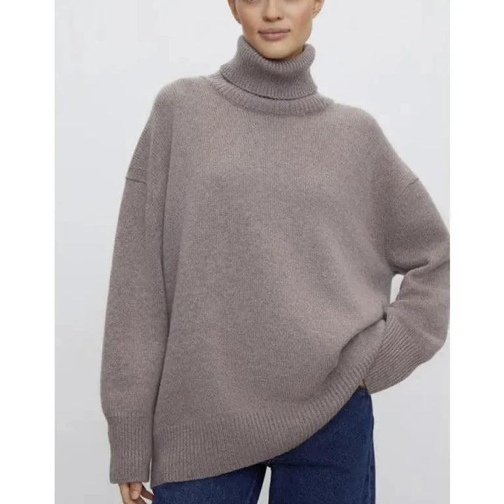 W&W Mode | Stilvolle Herbst Klassische Rollkragenpullover für Frauen