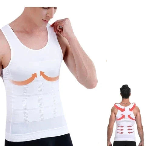W&W Mode | Schlanke Passform Kompression Body Shaper mit Bauchkontrolle und Unsichtbarem Unterhemd Design