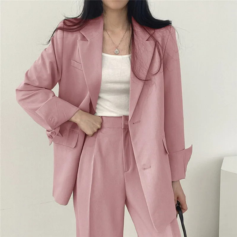 W&W Mode | Langer Damenblazer mit Breitem Revers und Relaxter Passform