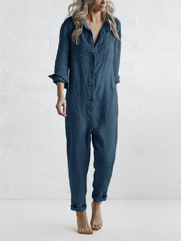 W&W Mode | Langärmeliger Jumpsuit