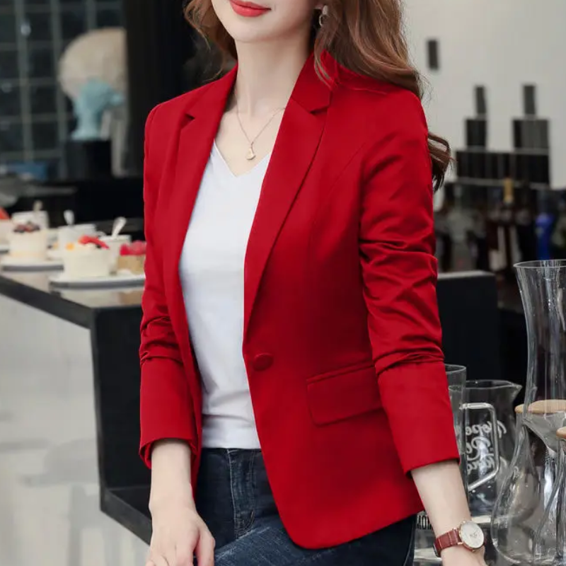 W&W Mode | Eleganter Damenblazer mit Langen Ärmeln Ideal für Die Arbeit