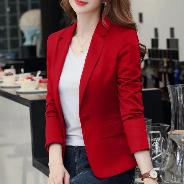 W&W Mode | Eleganter Damenblazer mit Langen Ärmeln Ideal für Die Arbeit