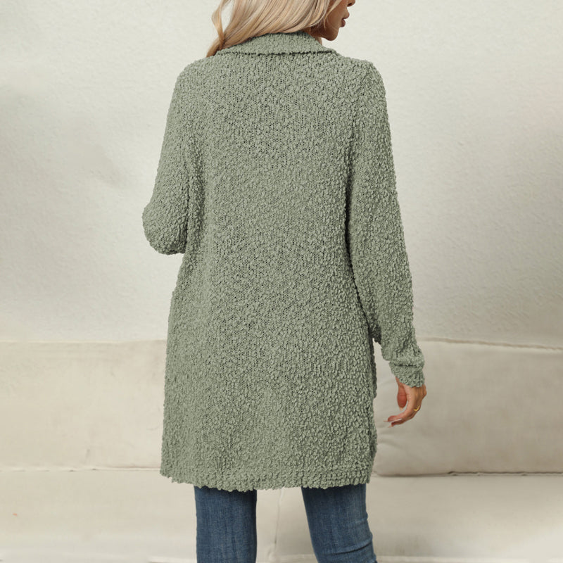 W&W Mode | Lässiger Einfarbiger Cardigan